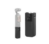 Battery Handle Compatible with Osmo Pocket 3, 2800mAh Portable Power Grip with 1/4" Thread, 10W Fast Charging, Extended Shoot Time & Tripod Compatibility (Black)