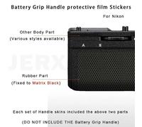 Battery Handle Decal Skin Vinyl Wrap Film Battery Grip Body Protective Sticker Protector Coat ，Circuit Titanium：for Nikon MB-N10