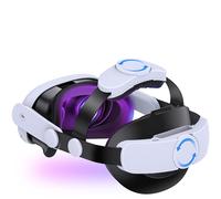 Battery Head Strap for Meta Quest 2, Adjustable Elite Strap with Removable Battery Pack, VR Accessories, Improved Support and Convenience, Extend Playtime for Oculus