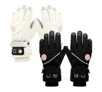 Battery Heated Gloves - Electric Heating Gloves 3 Heat Levels | Touchscreen Unisex Winter Ģloves, Skiing Snowboarding Motorcycling Work Ğloves For Ice Fishing Camping Hiking Commuting