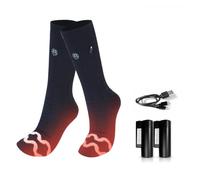 Battery Heated Socks, Electric Heated Socks Kit | Black