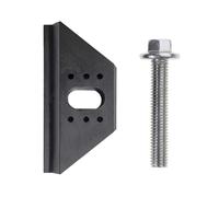 Battery Hold-Down Bracket for Replacing a Missing Retainer | Elongated Center Slot, Raised Border Along a Single Side, Helps Reduce Movement At the Battery Hold-Down Position