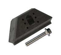 Battery Hold Down Bracket - Heavy Duty Shock-Absorbing Base Clamp | Battery Tray Stabilizer with Stainless Steel Bolt Kit for Reducing Vibration and Movement in Cars, Boats and RVs