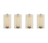 Battery Holder Adapter & Converter 6 x 3.3cm / 2.36 x 1.3inch 1 AA,2 AA,3 AA battery to a D battery Converter Case (4Pack)