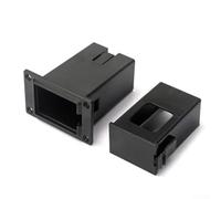 Battery Holder Box Compartment Replacement for 9V Battery with Plastic Material No Wire Inside Suitable for Acoustic Guitar Bass