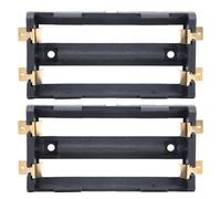 Battery Holder Box Durable Storage Case for Batteries DIY Charging Power Supply 2Pcs 7.5x4x2cm