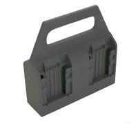 Battery Holder Compatible with for DeWalt 14V/18V Batteries, Sturdy Wall Mount Storage Rack for Organizing Power Tool Battery Packs in Garage, Workshop, Toolbox or Van(gray)
