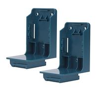 Battery Holder Dual Purpose ABS Burr Housing Wall Mounted Power Tool Battery Storage Rack 2PCS