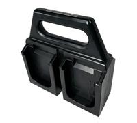 Battery Holder for Makita 18v Lithium Battery Storage Rack, 4 Slots Batteryorganizer Portable Hand in Hand Lifting Rack Stand 3d, Drop-resistant (Black)