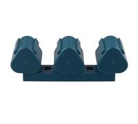 Battery Holder Mounting Bracket for 10.8V/12V and for M12 Li-ion Batteries, 3-in-1 Wall Mount Storage Organizer with Screws for Tool Room(Blue.)