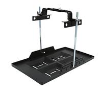 Battery Holder Tray, Car Battery Hold Down Tray Bracket Set Recessed Slots Strong Loading for Holding Automotive, RV, and Marine Batteries To Stop Movement During Transportation(1#)