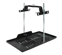 Battery Holder Tray, Car Battery Hold Down Tray Bracket Set Recessed Slots Strong Loading for Holding Automotive, RV and Marine Batteries To Stop Movement During Transportation(2#)