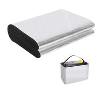 Battery Insulation Kit, Cold Weather Car Battery Blanket, Insulated Battery Heat Shield, Battery Wrap Insulation Kit with Tape, Winter Car Kit for Extreme Temperature Protection 39.37 x 7.87 (1 Piece)