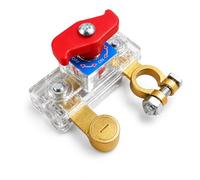 Battery Isolator, Clear PC Casing Battery Isolator Switch for Car Truck Watercraft Rv Supplies, Stable Transmission Batteries Disconnect Switch for Anti-Theft and Power Failure Protection
