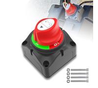 Battery Isolator Switch 12V 24V Battery Disconnect Isolation Switch for car, boat, camper, campervan, vehicle, marine