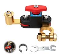 Battery Isolator Switch 12V 24V, Car Battery Isolator Switch Battery Disconnect Switch 360° Copper Stable Transmission Battery Cut Off Switch for Cars Truck Boat Rv Supplies