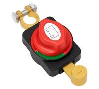 Battery Isolator Switch, 12V-24V Heavy Duty Disconnect Switch, Top Post Car Battery Cut Off with Copper Terminal, for Car, Truck, Marine, Boat, RV, ATV, Camper, Trailer