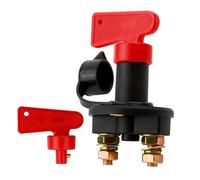 Battery Isolator Switch 12V/24V with 2 Keys, Heavy Duty Automotive Battery Disconnect Switch, Master Kill Switch for Car, Marine, Boat, Truck, ATV, Vehicle - Emergency Power Isolation