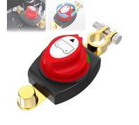 Battery Isolator Switch 12V-48V, 3rd Generation Top Post Battery Disconnect Switch,Battery Kill Switch Negative On/Off for Car, Marine, Boat, RV (12-48V Battery Switch)