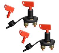 Battery Isolator Switch 12V with 4 Keys,Battery Cut Off Switch,Battery Disconnect On Off Switchs,Power Kill Disconnector Cut Off Switchs for Car,Auto,RV,Marine,Boat,ATV,Vehicle,Truck