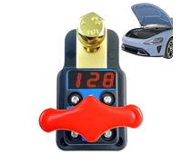 Battery Isolator Sŵitch - Flame-Retardant Nylon 12V-24V | Battery Disconnect Swîtch with Digital Display, Long-Term Parking, Road Trips, Battēry Cut Off Sŵitch | Automotive, RV