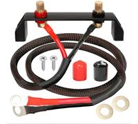Battery Jump Post Kit,Waterproof Remote Battery Jumper Terminals with Cable&Mounting Bracket,Heavy Duty Battery Charging Posts for UTV ATV Trucks RV Trailer,Fit for Can Am X3 Polaris RZR 2 or 4 Seats