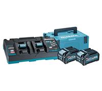 Battery Kit 40VMAX 4.0AH XGT BL4040x2 + DC40RB + Makpac XGT Brand Makita