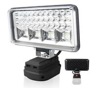 Battery lamp for Makita 18V, 85.5W Wireless LED Work Light, Portable Floodlight with USB Charging, Super Bright Spotlight for Construction Sites, Car Repairs, Camping(7 Inch, No Battery)