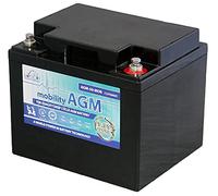 BATTERY,LEAD ACID,MOBILITY, 12V 50AH | Rechargeable Batteries By "LEOCH" - AGM-50-MOB