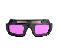 Battery Less Automatic Darkening Protective Goggles Solar Powered Fast Darkening Adjustable Design for Welding Work Protected Automatic Darkening Welding Goggles