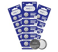 Battery Life CR1632 Batteries 3V Coin Button Cell CR 1632 Lithium Long Life For Car Key fob, Scales, Toys, Watch, LED Lights, Tile Mate & More UK Brand (100 pack)