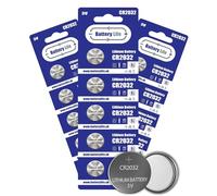 Battery Life CR2032 Batteries 3V Coin Button Cell 2032 Lithium Long Life For Car Key fobs, Air Tag, Scales, Toys and Other Devices UK Brand (50 pack)
