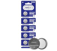 Battery Life CR2032 Batteries 3V Coin Button Cell 2032 Lithium Long Life For Car Key fobs, Air Tag, Scales, Toys and Other Devices UK Brand (5 pack)