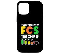Battery Life Of A FCS Teacher Home Economics Humor Case for iPhone 12/12 Pro