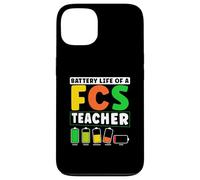 Battery Life Of A FCS Teacher Home Economics Humor Case for iPhone 13