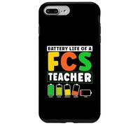 Battery Life Of A FCS Teacher Home Economics Humor Case for iPhone 7 Plus/8 Plus