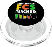 Battery Life Of A FCS Teacher Home Economics Humor PopSockets PopGrip for MagSafe