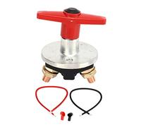 Battery Master Disconnect Isolator, 300A Rated Current, 12V to 60V, Aluminum Metal - Reliable Power Cut, Compact Modern Design, for Car RV Marine Boat Yachts Truck