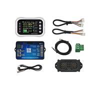 Battery Monitor Bluetooth DC 0-120V 100A 400A 600A Battery Tester Voltage Current VA Battery Coulomb Meter Capacity Indicator(KH160F-0-120V-0-600A)