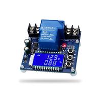 Battery Monitor DC 6V-60V, Low Voltage Shut-Off Protects 30A, Battery Low Voltage Separator Module with LCD Display, Overdischarge Protection Battery Monitor for Lithium Battery Car Battery