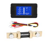 Battery Monitor PZEM-015 LCD Display Voltage Current Power Energy Tester 200A Shunt for Solar RV Battery Management System