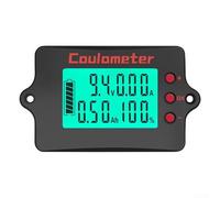 Battery Monitor With 100A Pure Copper Shunt Power Voltmeter Display For Accurate Voltage And Current Measurements With USB Interface And Memory Function(Color screen)
