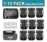 Battery Mounts Rack 10-Pack, Makita 18V Storage Shelf With Screws