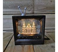 Battery Operated 21cm Water Spinner Retro TV The Snowman Collection