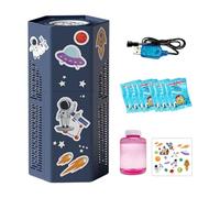 Battery Operated Bubble Machine Automatic Toy with Stickers