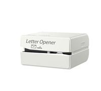 Battery Operated Electric Letter Opener - Portable Efficient Electric Envelope Opener, Mail Opener, Universal Mail Cutter Tool for Office & Home Use, White