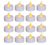Battery Operated Flameless Tea Lights Candles, Realistic Bright Flickering 24 Pack Electric Candle lamp,Long Lasting 100 Hours Warm Yellow Light Bulb,Suitable for Festival, Party, Home Decor