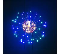 Battery Operated Hanging LED Firework Light Netagon White One Size