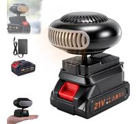 Battery Operated Heater, Portable Cordless Rechargeable Heater, Portable Heaters Battery Powered, 360° Adjustable Over-Turn Protection For Indoors/Car/Camping (10 sections,1 battery)