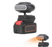 Battery Operated Heaters For Indoors Car, Rechargeable Portable Heater with 5-cell, Battery-Powered Space Heater, Car Window Defogger With 2 Level Temperature For Cars/Office/Indoor,